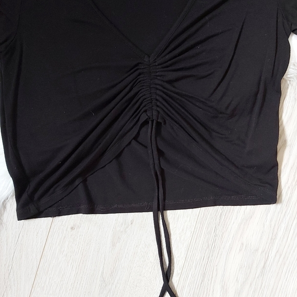 Streetwear Society Black Ruched Drawstring Front - Picture 4 of 11